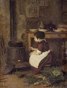 Pierre Edouard Frere Little Cook oil painting artist